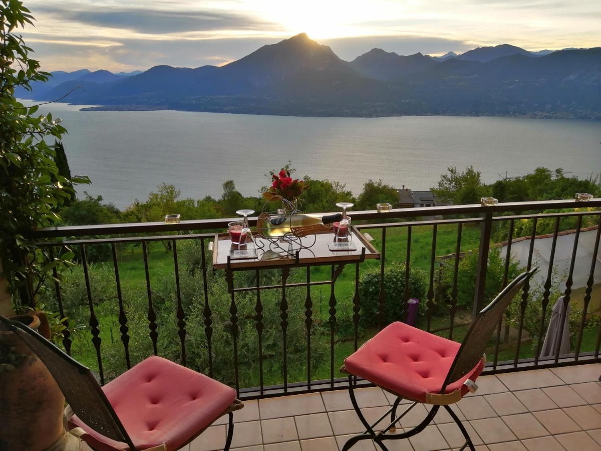 Beb Da Paolo Con Vista Lago Сан-Дзено-ди-Монтанья Экстерьер фото