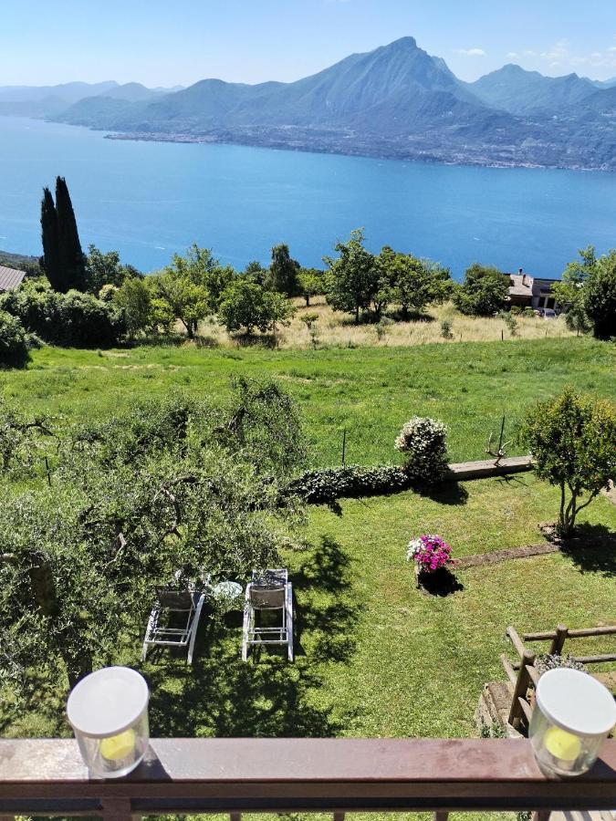 Beb Da Paolo Con Vista Lago Сан-Дзено-ди-Монтанья Экстерьер фото
